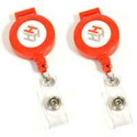 Round Plastic Badge Reel