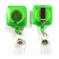 Square Clip Badge Reel